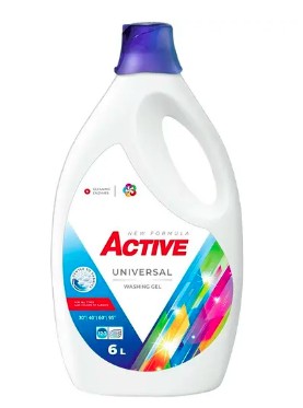 Active гель д/прання 6л Universal з ароматом свіжості